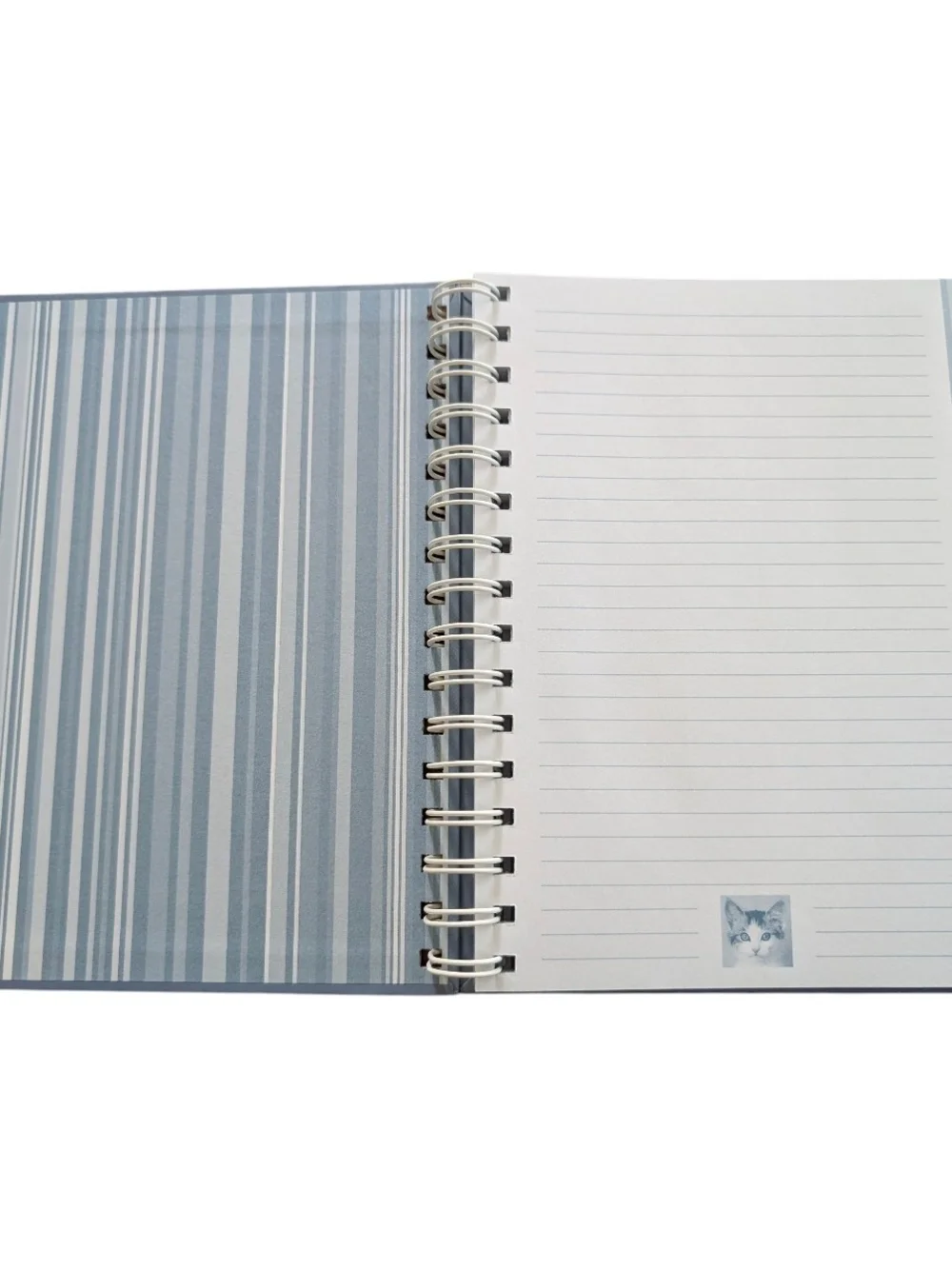 Blue Cat Journal Notebook by Rachel Hale